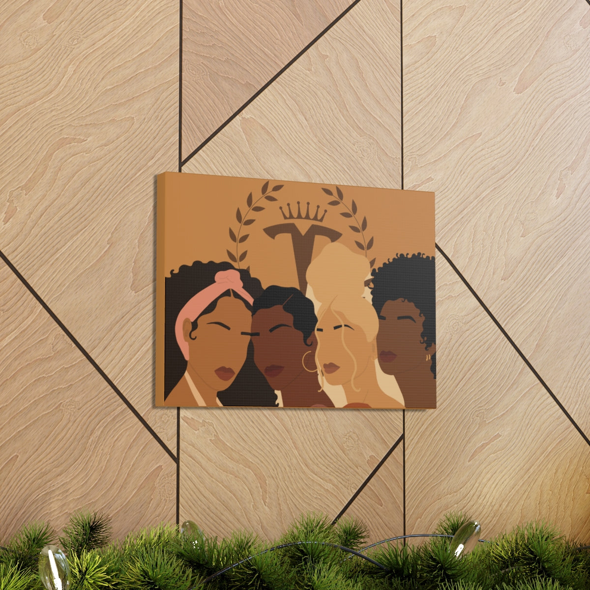 Tessie Tribe Canvas Art