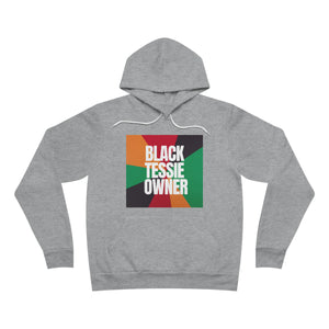 Black Tessie Owner Fleece Hoodie - Gray